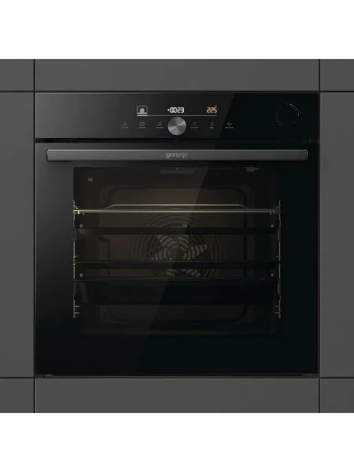 Gorenje Духовой шкаф BSA6747DGWI, 59.5 см, 77 л, черный, 77 л, фото 2