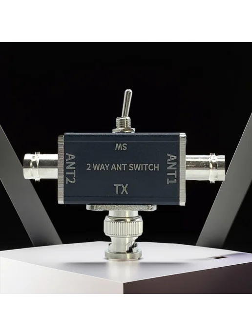 Коммутатор CB HAM 2-х-канальный, 100W, 0-50МГц, защита(BNC), 100 Вт