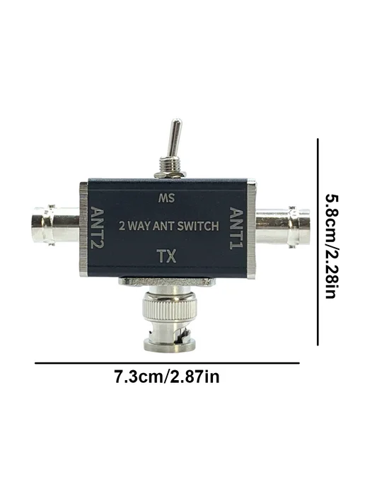 Коммутатор CB HAM 2-х-канальный, 100W, 0-50МГц, защита(BNC), 100 Вт, фото 6