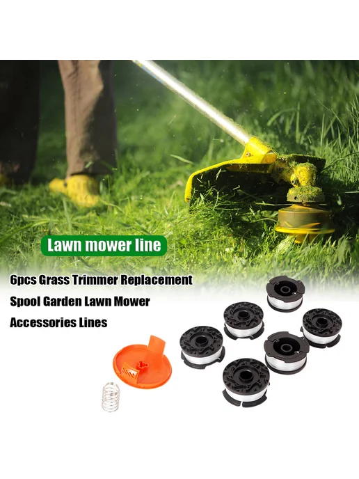 Набор шпуль для триммера Grass Trimmer 6шт 9.14м для Black D, 6 шт, 9,14 м, фото 5