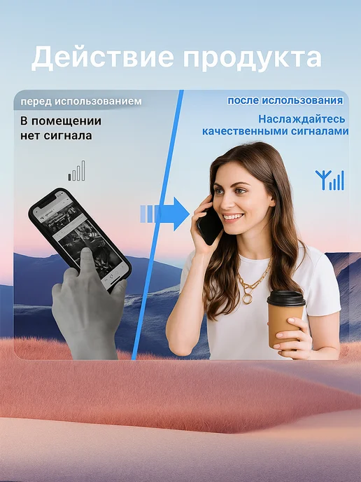 Усилитель сотовой связи и интернета LTE 900-1800-2100 МГц, серый, фото 6