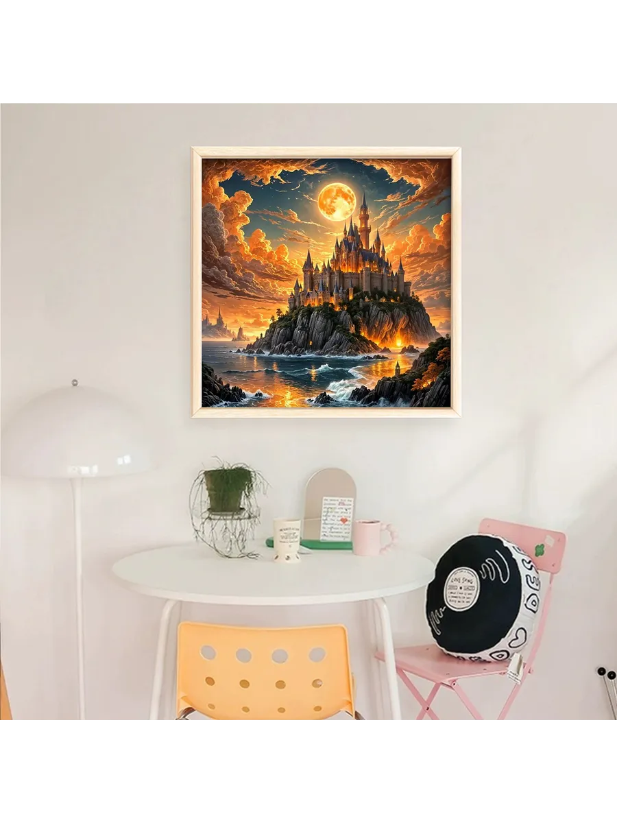 Castle Castle 14К DIY набор для вышивки крестом 40x40см