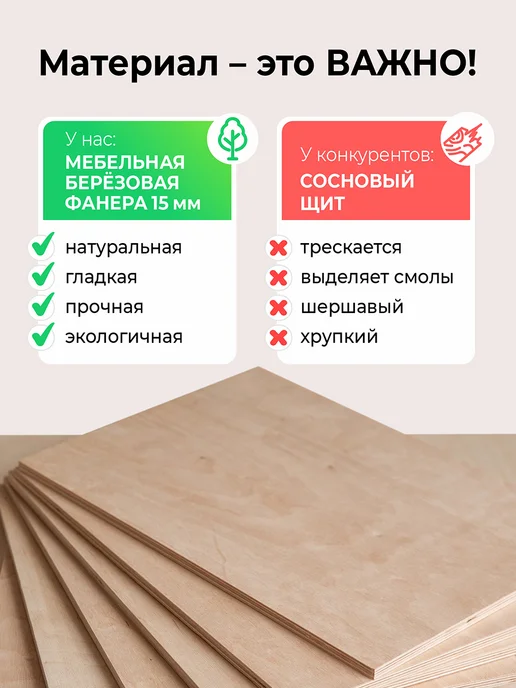 Конек Горбунек Стол детский Комби цвет натуральный, бежевый, фото 2
