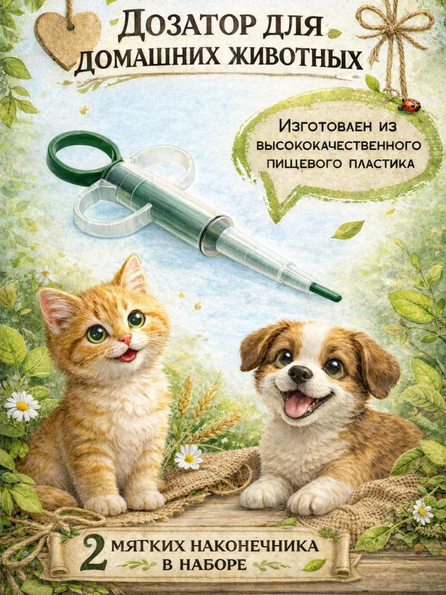 Таблеткодаватель для кошек и собак