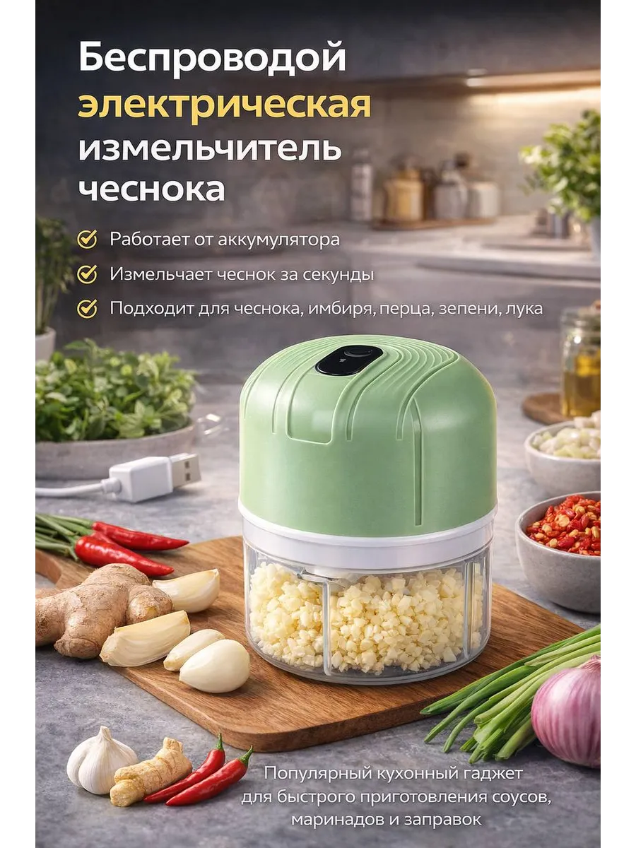 Аксессуары для кухни кухонный измельчитель
