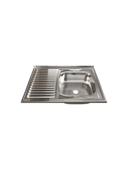 MIXLINE Мойка 60х80х16 см, 0.4, правый выпуск 1 1 2, 80x16 см, фото 5
