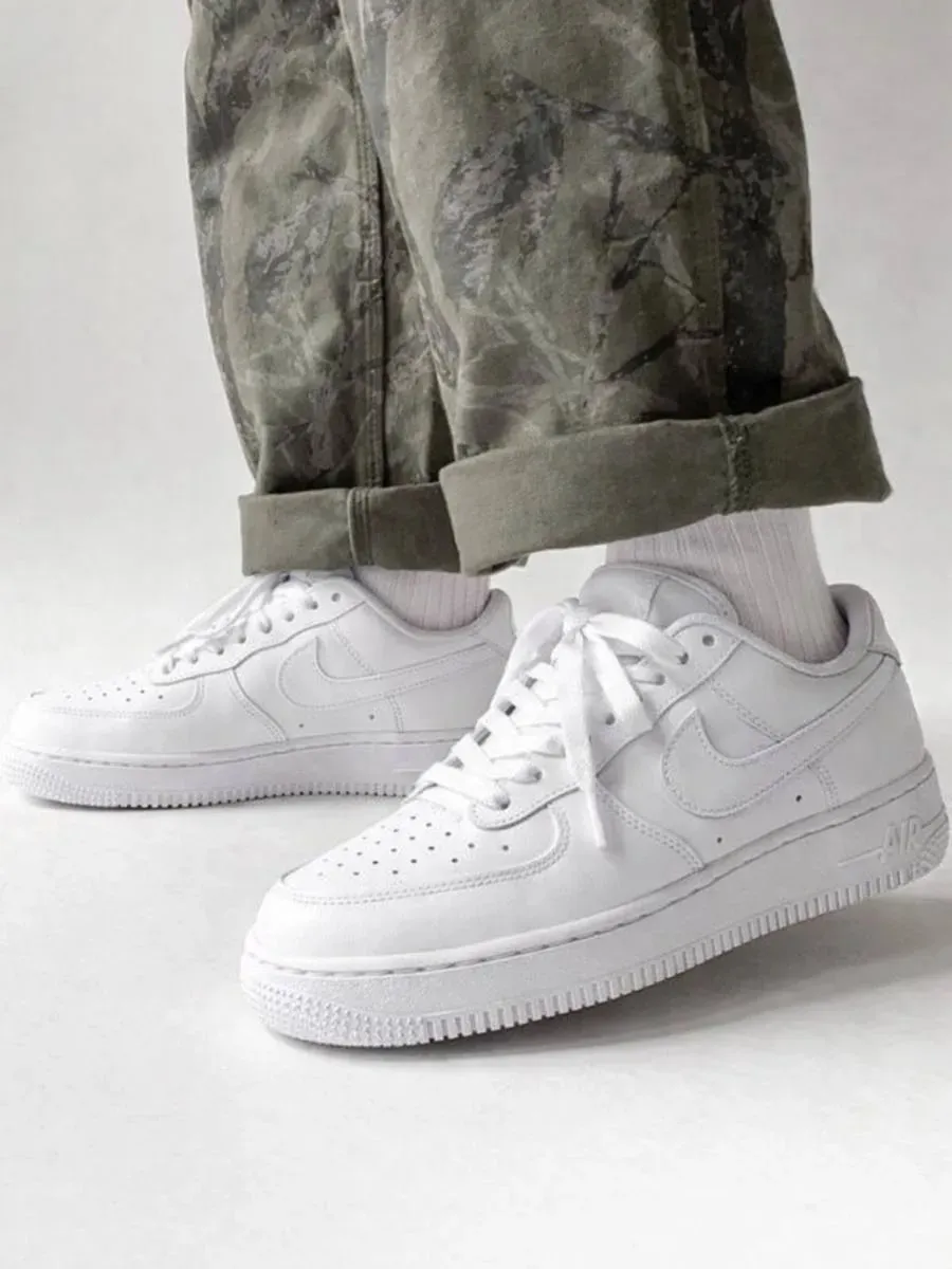 Кроссовки Air Force 1 White форсы белые кеды