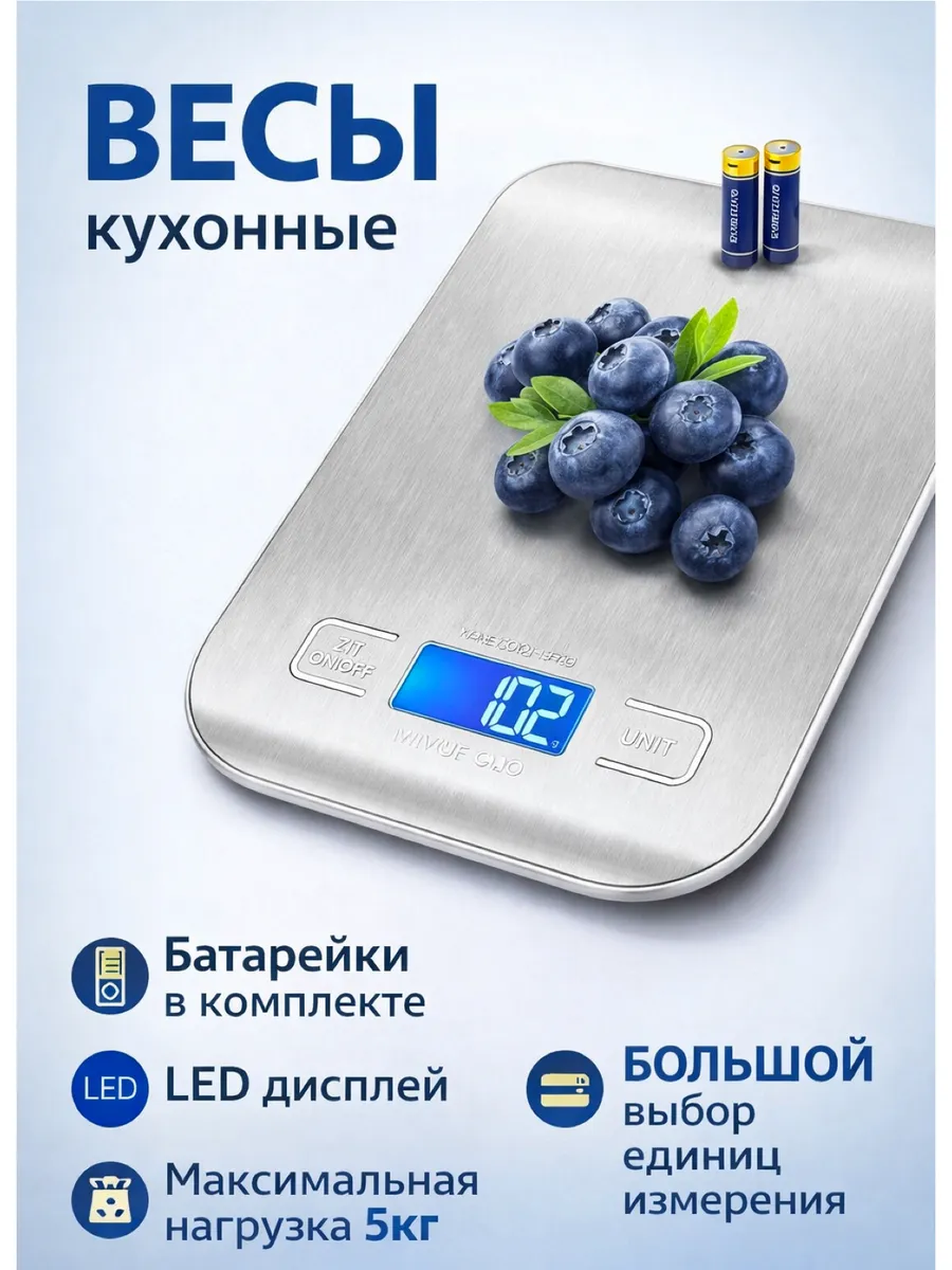 Весы настольные электронные для кухни