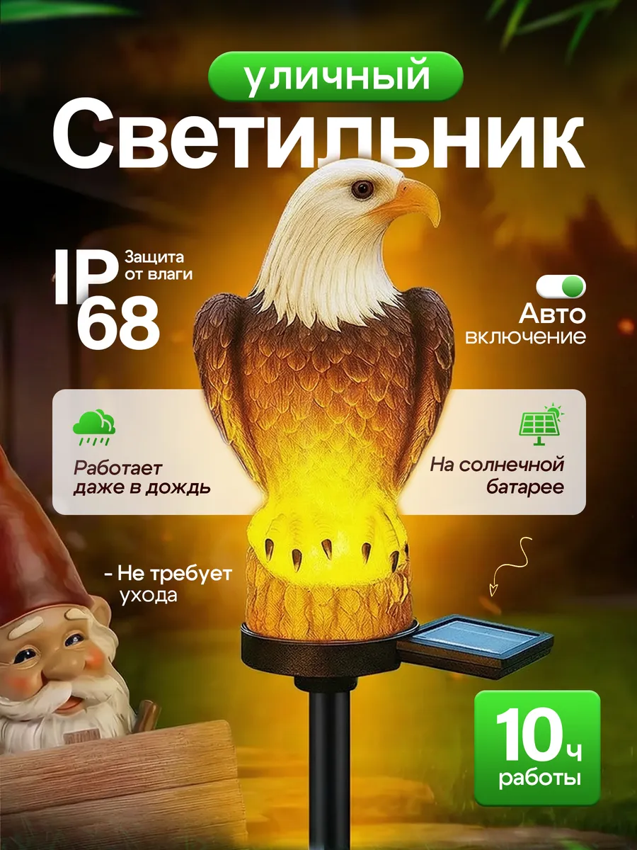 Светильник уличный на солнечной батарее