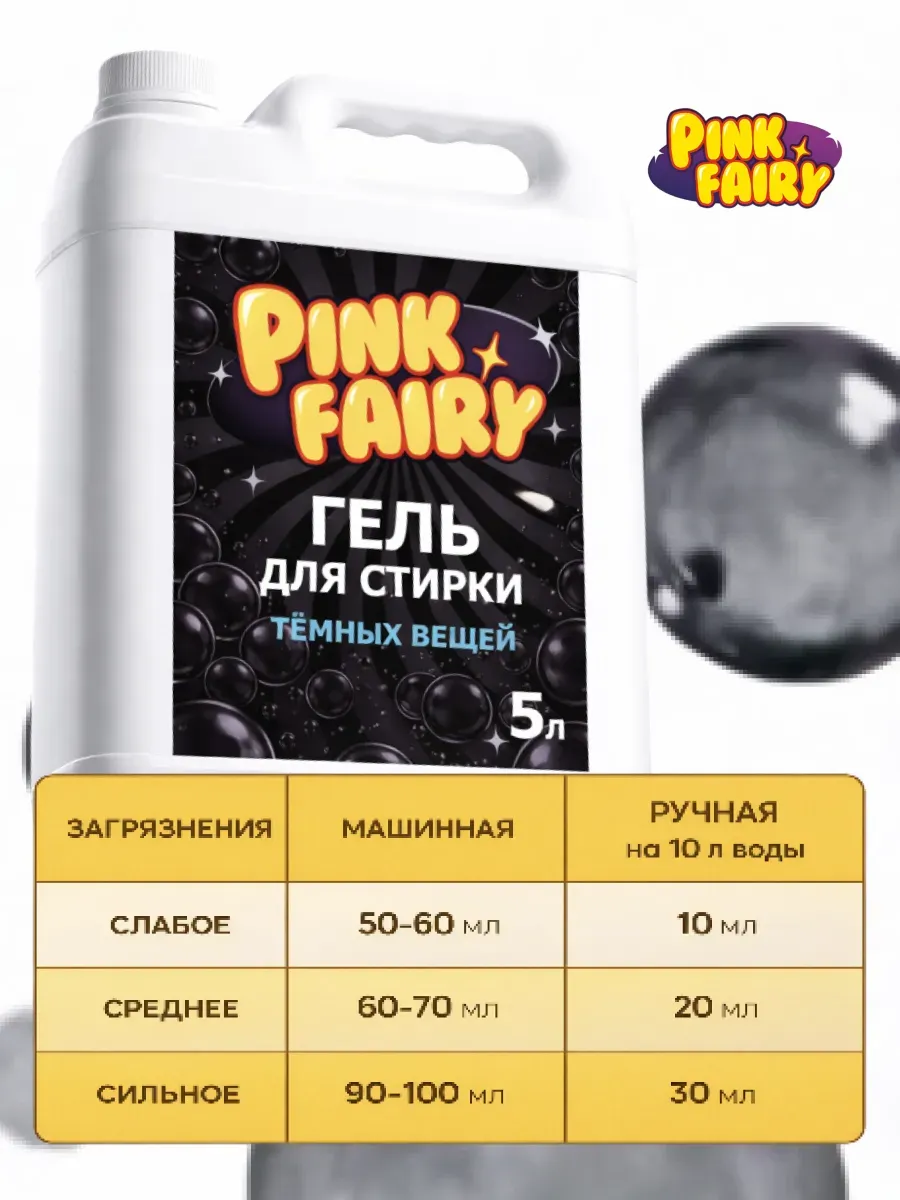 Гель для стирки черного 5 л фото 5