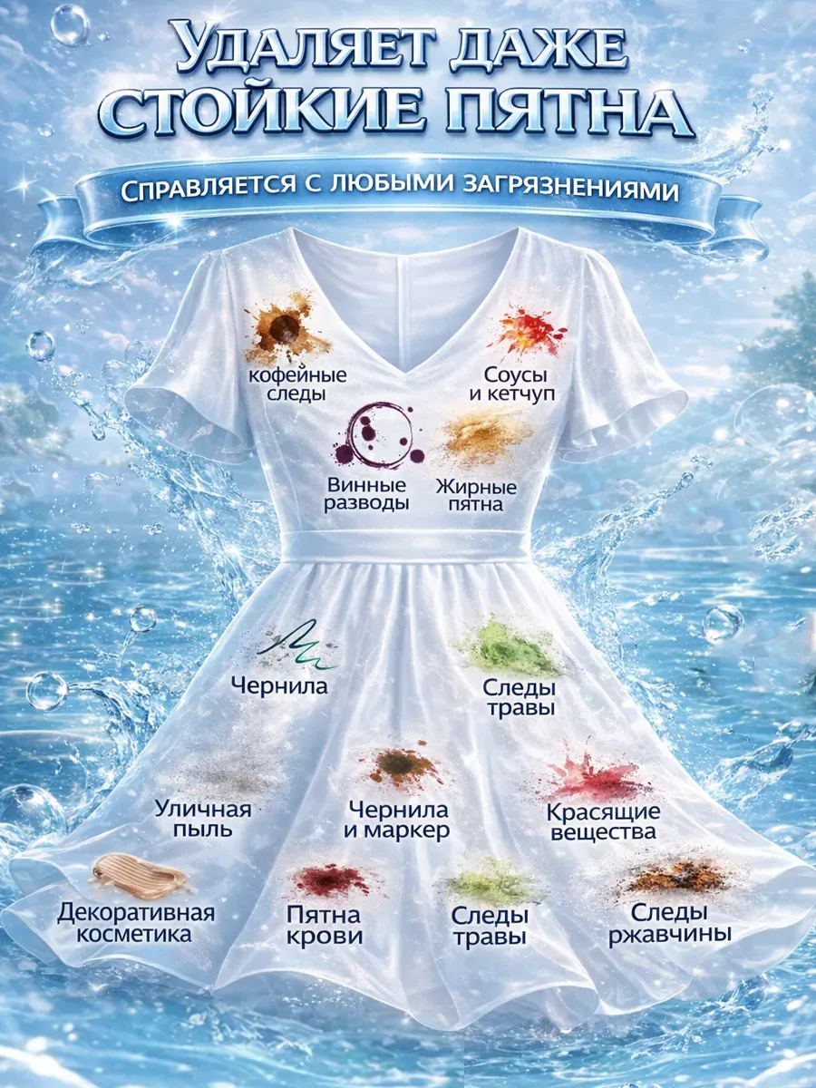 Гель для стирки GLANZ 5л морской бриз фото 4