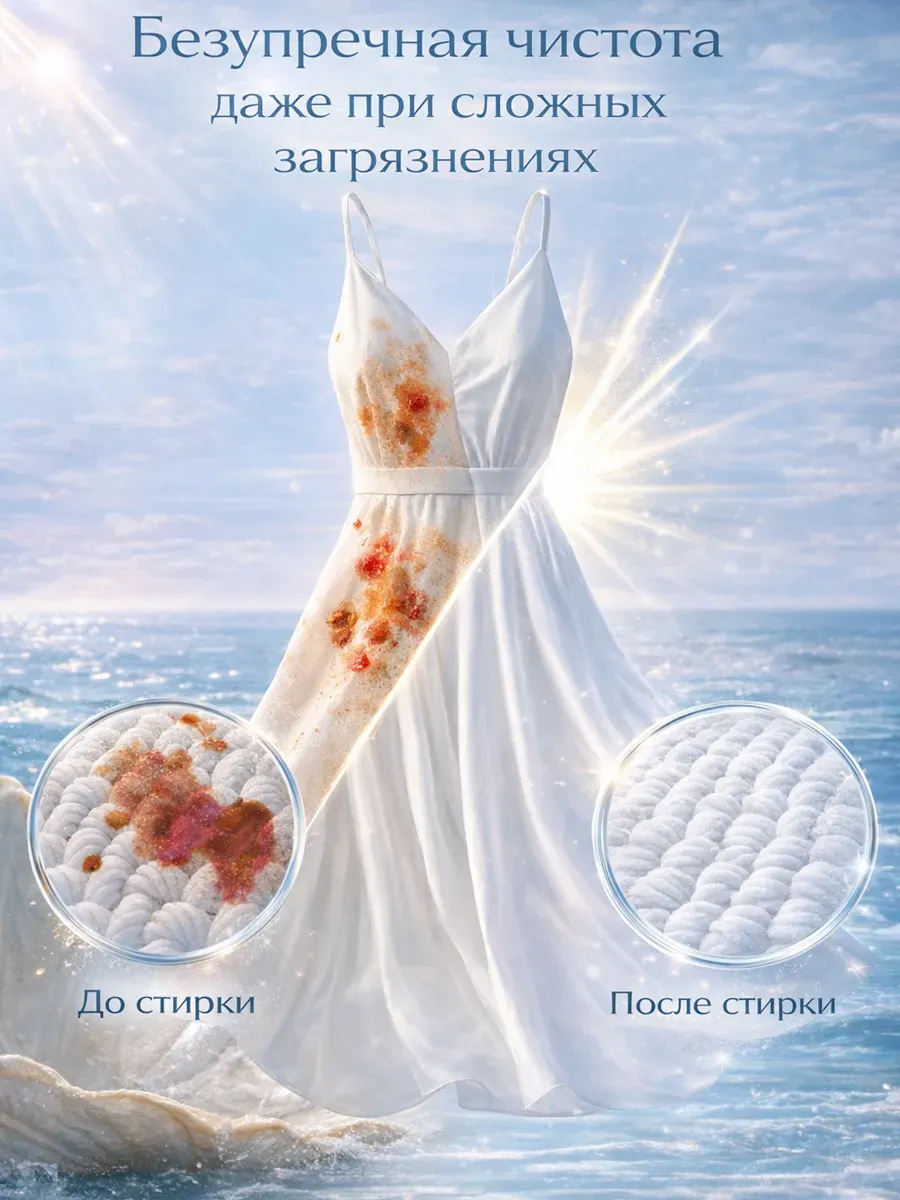 Гель для стирки MARY 5л морской бриз фото 2