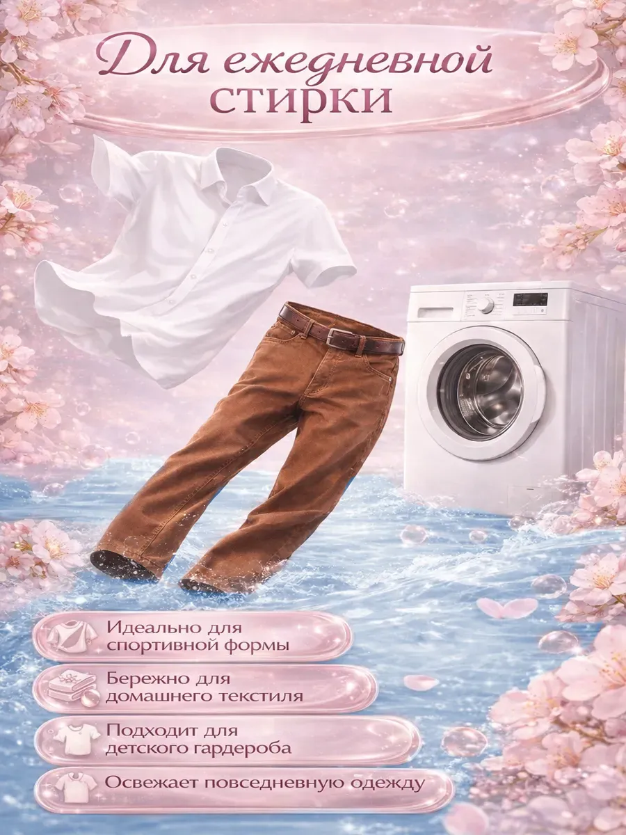 Гель для стирки MARY 5л сакура фото 5