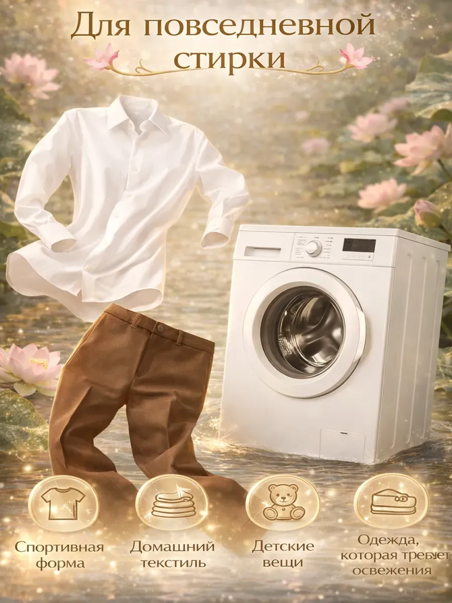 Гель для стирки MARY 5л лотос фото 5