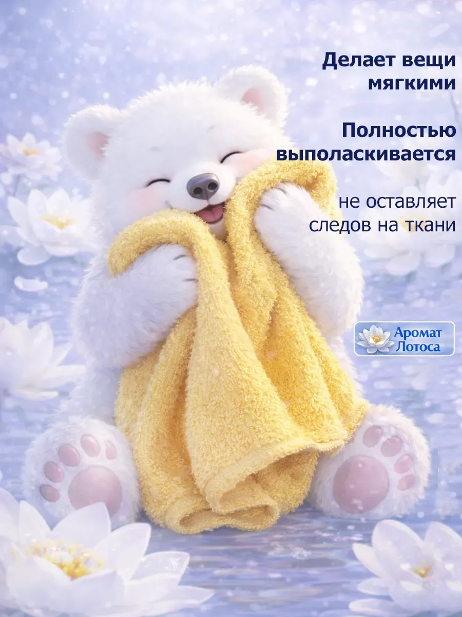 Гель для стирки BEAR 5л лотос фото 4