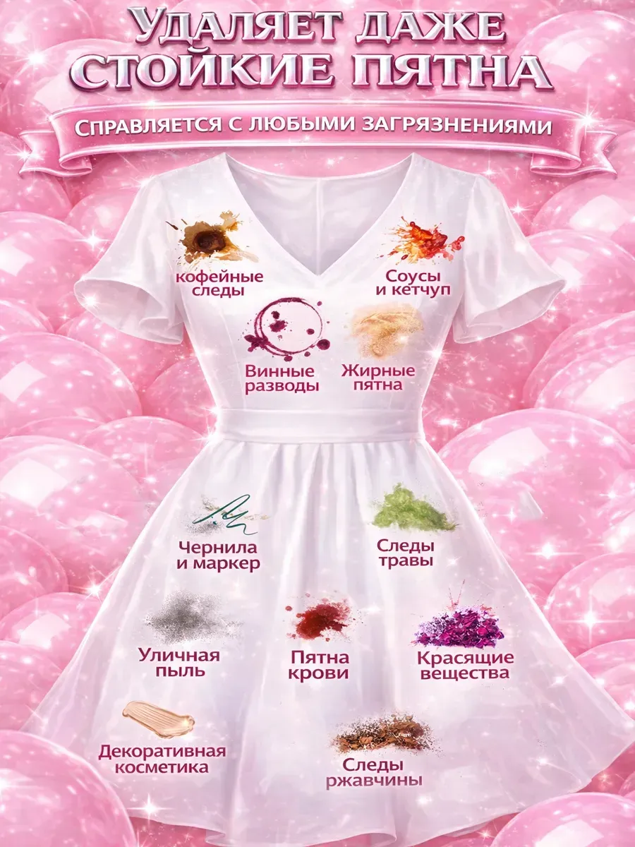 Гель для стирки GLANZ 5л бабл гам фото 4