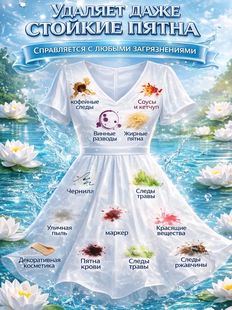 Гель для стирки GLANZ 5л лотос фото 4