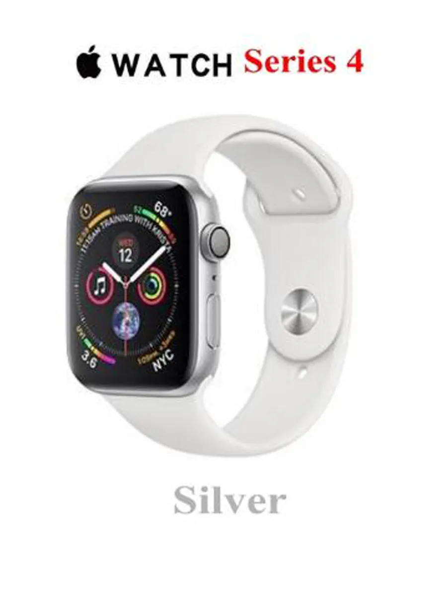 Умные часы Watch Series 4 (функция GPS), 40 мм, белый Apple 873711545 купить за 11 780 ₽ в интернет‑магазине Wildberries