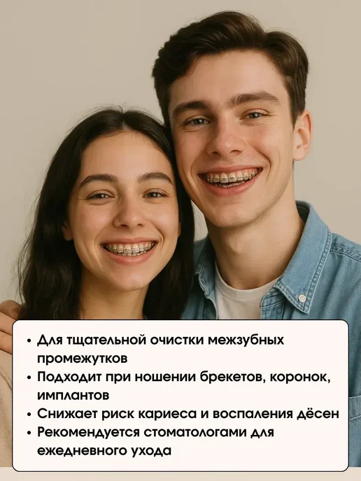 A.NI Межзубные ершики для зубов и брекетов, х, фото 2
