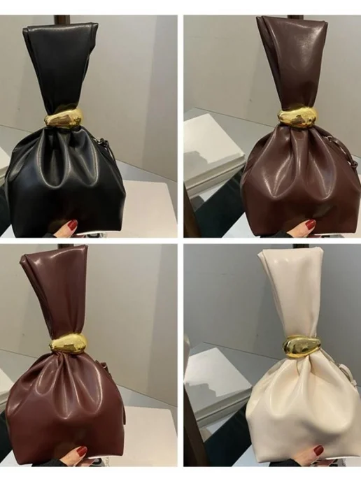 Белая клатч из искусственной кожи PU для женщин девушек, одн…, белый, фото 3