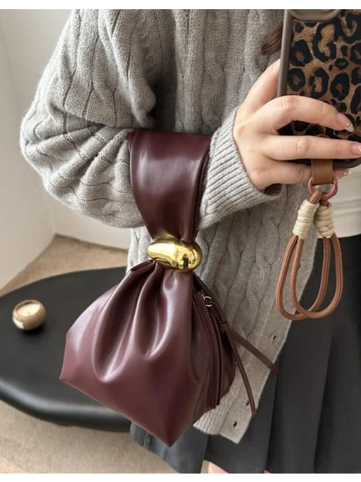 Белая клатч из искусственной кожи PU для женщин девушек, одн…, белый, фото 4