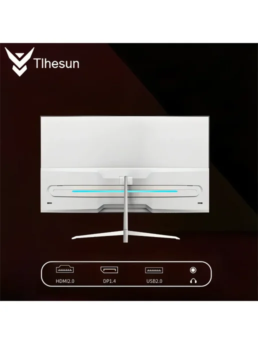 Tlhesun Игровой монитор для пк 27 дюймов 200Гц Изогнутый экран FHD, вариант, фото 7